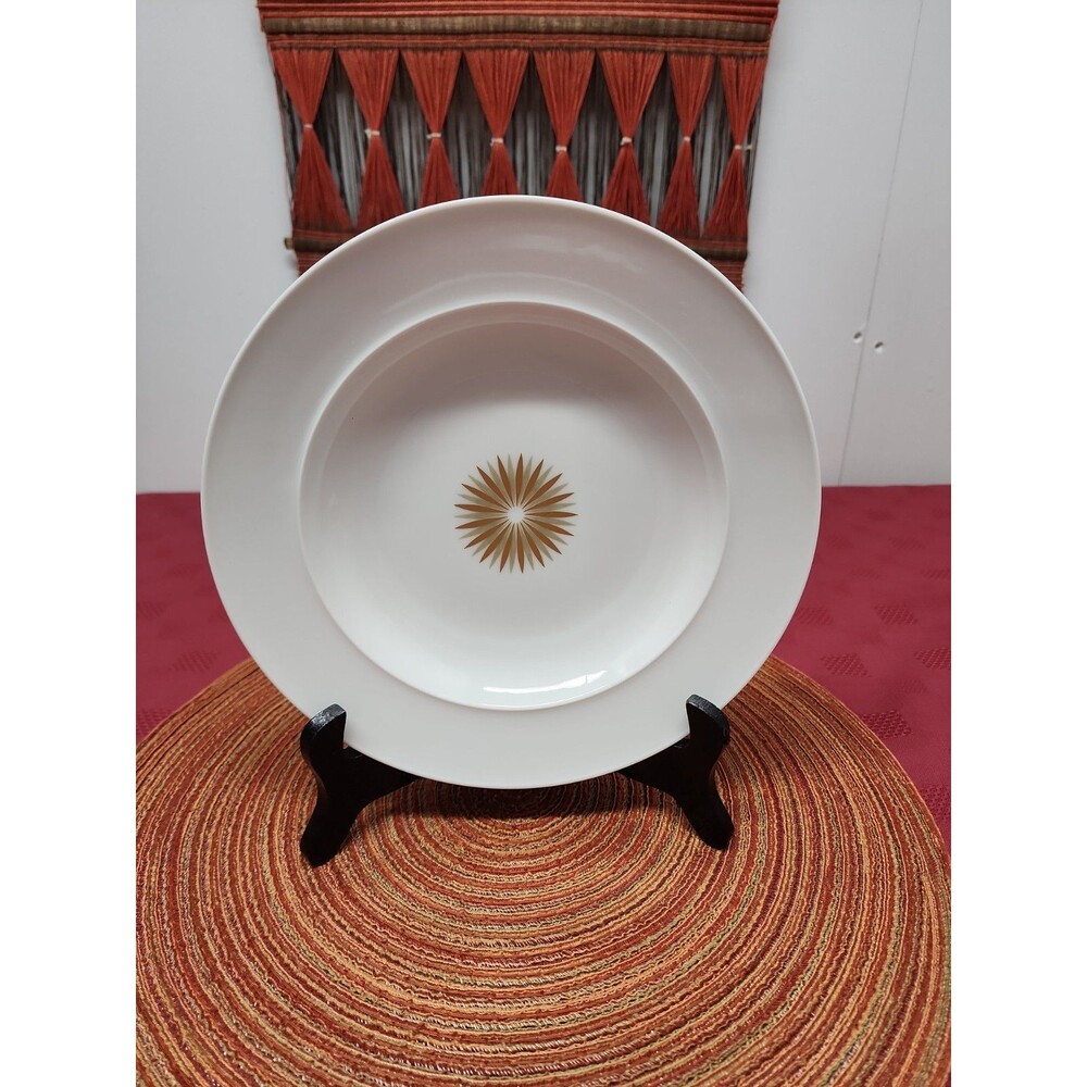 MCM Rosenthal Continental "Star Of Dawn" Rimmed Soup Bowl Set Of 2 Atomic EUC